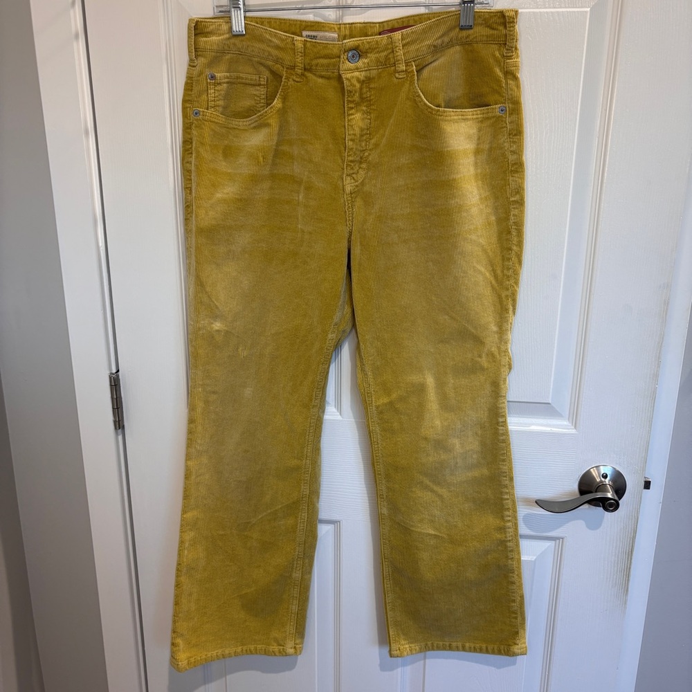 Pilcro The Yaya Mid-Rise Crop Flare Corduroy Jeans | Size 31 - Picture 4 of 8